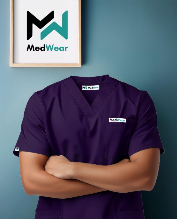 Purple Summer Essential Scrubs